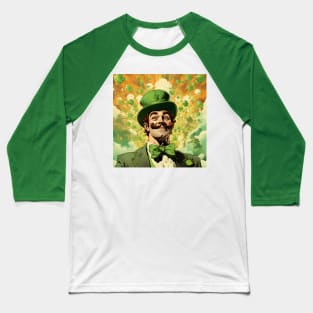 Happy St. Patrick's Day Clovers Baseball T-Shirt